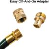 imageGarden Hose Quick Connect Brass Hose Quick Connectors Water Hose Connector 34quotGTH 3 Female Coupler 6 Male Nipples3 Female Coupler 6 Male Nipples