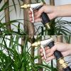 imageGarden Hose Quick Connector Hose Quick Connect 34 inch GHT Brass Easy Connect Fitting Male With 4 Gaskets 10pcs10 Pcs
