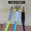 imageHQMPC 2 Way Hose Y Valve Hose Splitter Garden Hose Y Valve Connectors 2 way shut off valves With Solid Brass Handle Brass Y Valves Water Garden Hose Adapter 34quotGHT Thread Extra 4 Presure washers3 Way splitter