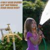 imageHQMPC 2 Way Hose Y Valve Hose Splitter Garden Hose Y Valve Connectors 2 way shut off valves With Solid Brass Handle Brass Y Valves Water Garden Hose Adapter 34quotGHT Thread Extra 4 Presure washers4 Way splitter