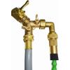 imageHQMPC 2 Way Hose Y Valve Hose Splitter Garden Hose Y Valve Connectors 2 way shut off valves With Solid Brass Handle Brass Y Valves Water Garden Hose Adapter 34quotGHT Thread Extra 4 Presure washers2 Way Y splitter 2Sets
