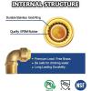 imageHQMPC 34quot Pex Fittings No Lead Female PushFit Elbow 90Degree PEX Fitting 34quot 90 Degree Elbow PushtoConnect Plumbing Fitting for Copper PEX CPVC 6pcs 34quot 2