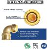 imageHQMPC 34quot Pex Fittings No Lead Female PushFit Elbow 90Degree PEX Fitting 34quot 90 Degree Elbow PushtoConnect Plumbing Fitting for Copper PEX CPVC 6pcs 34quot 2
