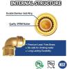 imageHQMPC 34quot Pex Fittings No Lead Female PushFit Elbow 90Degree PEX Fitting 34quot 90 Degree Elbow PushtoConnect Plumbing Fitting for Copper PEX CPVC 6pcs 34quot 6