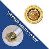 imageHQMPC 34quot Push Fit PEX End Cap PushtoConnect Brass Plumbing Fittings No Lead Brass Plumbing Fittings with Disconnect Clip for Copper CPVC 2Pcs6