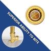 imageHQMPC 90 Degree Drop Ear Elbow Push Fit Plumbing Fittings 2Pcs PushtoConnect No Lead Brass PEX Fittings for PERT CPVC Pipe 12quot Push Fit x 12quot NPT Female Adapter with Disconnect Clip6