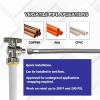 imageHQMPC Angle Stop Valve 12quot Ptc x 12quot No Lead Compression Push Fit Angle Shut Off Water Valve with Disconnect Clip PushtoConnect PEX Copper CPVC 2Pcs 6