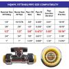 imageHQMPC Angle Stop Valve 12quot Ptc x 12quot No Lead Compression Push Fit Angle Shut Off Water Valve with Disconnect Clip PushtoConnect PEX Copper CPVC 2Pcs 6