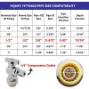 imageHQMPC Angle Stop Valve 12quot Ptc x 12quot No Lead Compression Push Fit Angle Shut Off Water Valve with Disconnect Clip PushtoConnect PEX Copper CPVC 2Pcs 6