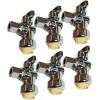 imageHQMPC Angle Stop Valve 12quot Ptc x 38quot No Lead Compression Push Fit Angle Shut Off Water Valve with Disconnect Clip PushtoConnect PEX Copper CPVC 2Pcs6