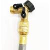 imageHQMPC Brass Garden Hose Connector Garden Hose Adapter Double Female Swivel Hose Connector 34 Inch GHT Brass Connector 4 Pieces4Pcs