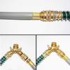 imageHQMPC Brass Garden Hose Connectors Double Female Swivel Hose Connectors Garden Hose Adapters 34 Inch GHT Brass Connector 4 Pieces4 SETS WIVEL