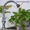 imageHQMPC Faucet Adapter Bathroom Quick Connect Faucet Adapter Kitchen Sink Faucet Adapter to Garden Hose Dishwasher Snap Coupling Adapter 06quot ID083quot ID 1PC Clamp Nipple and 1 PC Quick Coupling