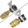 imageHQMPC Faucet Adapter Bathroom Quick Connect Faucet Adapter Kitchen Sink Faucet Adapter to Garden Hose Dishwasher Snap Coupling Adapter 06quot ID083quot ID 1PC Clamp Nipple and 1 PC Quick Coupling