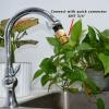 imageHQMPC Faucet Adapter Bathroom Quick Connect Faucet Adapter Kitchen Sink Faucet Adapter to Garden Hose Dishwasher Snap Coupling Adapter 06quot ID083quot ID 1PC Clamp Nipple and 1 PC Quick Coupling