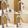 imageHQMPC Faucet To Hose Adapter Kitchen Snap Coupling Adapter Washing Machine Quick Connect Dishwasher Snap Coupling AdapterChrome Nipple Male 151627 or female 556427 To Male 34quot GHT Quick Coupler