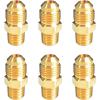 imageHQMPC Flare Fittings Gas Fitting Brass Tube Fittings 38quotFlared 12quotNPT Flared Connector Gas Adapter Union Brass Tube Coupler Pipe Flare Fitting6