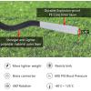imageHQMPC Garden Hose 58quotIDx30 Hose Stiff And Rigid Light Weight Durable Non Kinking Water Hose Female Brass Hose Fittings 30 FEET Black