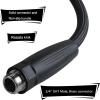 imageHQMPC Garden Hose 58quotIDx30 Hose Stiff And Rigid Light Weight Durable Non Kinking Water Hose Female Brass Hose Fittings 30 FEET Black
