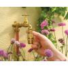 imageHQMPC Garden Hose Quick Connect Solid Brass Quick Connector Garden Hose Fitting Water Hose Connectors 34 inch GHT 2SETS4 Sets
