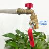 imageHQMPC Garden Hose Shut Off Valve Ball Valve 34quot GHT Water Hose Shut Turn Off Valve Heavy Duty Hose On Off Valve Brass Shut Off Valve Hose Ball Valve 1Pc Long HandleL Valve 2Pcs