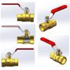 imageHQMPC Garden Hose Shut Off Valve Ball Valve 34quot GHT Water Hose Shut Turn Off Valve Heavy Duty Hose On Off Valve Brass Shut Off Valve Hose Ball Valve 1Pc Long HandleL Valve 2Pcs