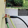 imageHQMPC Hose Splitter  HeavyDuty Brass Garden Faucet Connector Garden Hose Splitter 4 Way 34quot GHT Thread Red Handle3 Way Hose Splitter