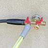 imageHQMPC Hose Splitter  HeavyDuty Brass Garden Faucet Connector Garden Hose Splitter 4 Way 34quot GHT Thread Red Handle4 Way Hose Splitter