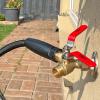 imageHQMPC Hose Splitter 2 Way Brass Y Valve 34quot GHT Thread Extra 4 Pressure WashersBig Splitter 1Pc
