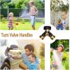 imageHQMPC Hose Splitter 2 Way Brass Y Valve 34quot GHT Thread Extra 4 Pressure WashersY Splitter 1Pc
