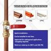 imageHQMPC Pex Ball Valve PushFit Full Port Ball Valves Push Water Shut Off Valve Plumbing Push In Ball Shut off PushtoConnect PEX Copper CPVC 12quotx12quot 12Pack