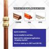 imageHQMPC Pex Fititng 34quot Pex Elbow PushFit Elbow 90Degree PEX Fitting 34quot 90 Degree ElbowPushtoConnect Plumbing Fitting for Copper PEX CPVC 6pcs 34quot1 Inch