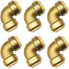 imageHQMPC Pex Fititng 34quot Pex Elbow PushFit Elbow 90Degree PEX Fitting 34quot 90 Degree ElbowPushtoConnect Plumbing Fitting for Copper PEX CPVC 6pcs 34quot1 Inch