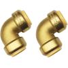 imageHQMPC Pex Fititng 34quot Pex Elbow PushFit Elbow 90Degree PEX Fitting 34quot 90 Degree ElbowPushtoConnect Plumbing Fitting for Copper PEX CPVC 6pcs 34quot1 Inch