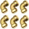 imageHQMPC Pex Fititng 34quot Pex Elbow PushFit Elbow 90Degree PEX Fitting 34quot 90 Degree ElbowPushtoConnect Plumbing Fitting for Copper PEX CPVC 6pcs 34quot1 Inch