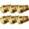 imageHQMPC Pex Fititng 34quot Pex Elbow PushFit Elbow 90Degree PEX Fitting 34quot 90 Degree ElbowPushtoConnect Plumbing Fitting for Copper PEX CPVC 6pcs 34quot05 Inch