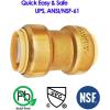 imageHQMPC Pex Fititng 34quot Pex Elbow PushFit Elbow 90Degree PEX Fitting 34quot 90 Degree ElbowPushtoConnect Plumbing Fitting for Copper PEX CPVC 6pcs 34quot1 Inch