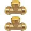 imageHQMPC Pex Fititng 34quot Pex Elbow PushFit Elbow 90Degree PEX Fitting 34quot 90 Degree ElbowPushtoConnect Plumbing Fitting for Copper PEX CPVC 6pcs 34quot1 Inch