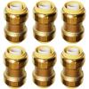 imageHQMPC Pex Fititng 34quot Pex Elbow PushFit Elbow 90Degree PEX Fitting 34quot 90 Degree ElbowPushtoConnect Plumbing Fitting for Copper PEX CPVC 6pcs 34quot05 Inch