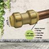 imageHQMPC Pex Fitting 12quot Pex Elbow PushFit Elbow 90 Degree PushtoConnect Plumbing Fitting for Copper CPVC 12Pcs 12quot05 Inch