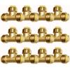 imageHQMPC Pex Fitting 12quot Pex Elbow PushFit Elbow 90 Degree PushtoConnect Plumbing Fitting for Copper CPVC 12Pcs 12quot05 Inch