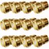 imageHQMPC Pex Fitting 12quot Pex Elbow PushFit Elbow 90 Degree PushtoConnect Plumbing Fitting for Copper CPVC 12Pcs 12quot05 Inch