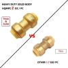 imageHQMPC Pex Fitting 12quot Pex Elbow PushFit Elbow 90 Degree PushtoConnect Plumbing Fitting for Copper CPVC 12Pcs 12quot05 Inch