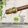 imageHQMPC Pex Fitting 12quot Pex Elbow PushFit Elbow 90 Degree PushtoConnect Plumbing Fitting for Copper CPVC 12Pcs 12quot05 Inch