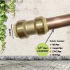 imageHQMPC Pex Fitting 12quot Pex Elbow PushFit Elbow 90 Degree PushtoConnect Plumbing Fitting for Copper CPVC 12Pcs 12quot075 Inch