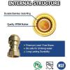 imageHQMPC Push Fitting Straight Coupling with Union 34quotX34quot 6Pcs PushtoConnect Plumbing Fitting for Copper PEX CPVC 6pcs 34quot6