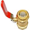 imageHQMPC PushFit Full Port Ball Valve Pex Pushed Ball Valve Water Shut Off Valve Plubing Pex Push In Ball Valves PushtoConnect PEX Copper CPVC 34quotx34quot 1 Pack1