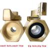 imageHQMPC Super Heavy Duty 34quot Brass Shut Off Valve Garden Hose Shut Off Valve Garden Hose Connector1 Set