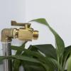 imageHQMPC Super Heavy Duty 34quot Brass Shut Off Valve Garden Hose Shut Off Valve Garden Hose Connector2 PCS