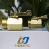 imageHQMPC Super Heavy Duty 34quot Brass Shut Off Valve Garden Hose Shut Off Valve Garden Hose Connector2 PCS
